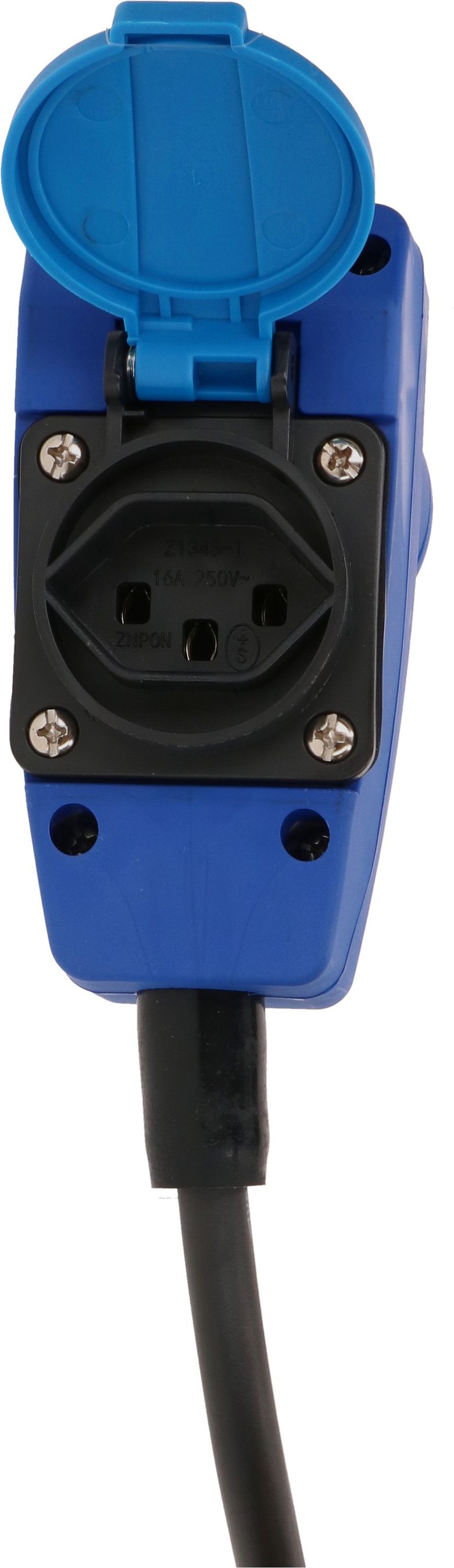 CEE-Verlängerung H07RN-F3G1.5 sw 15m IP44 3-polig CEE16 + Typ 23