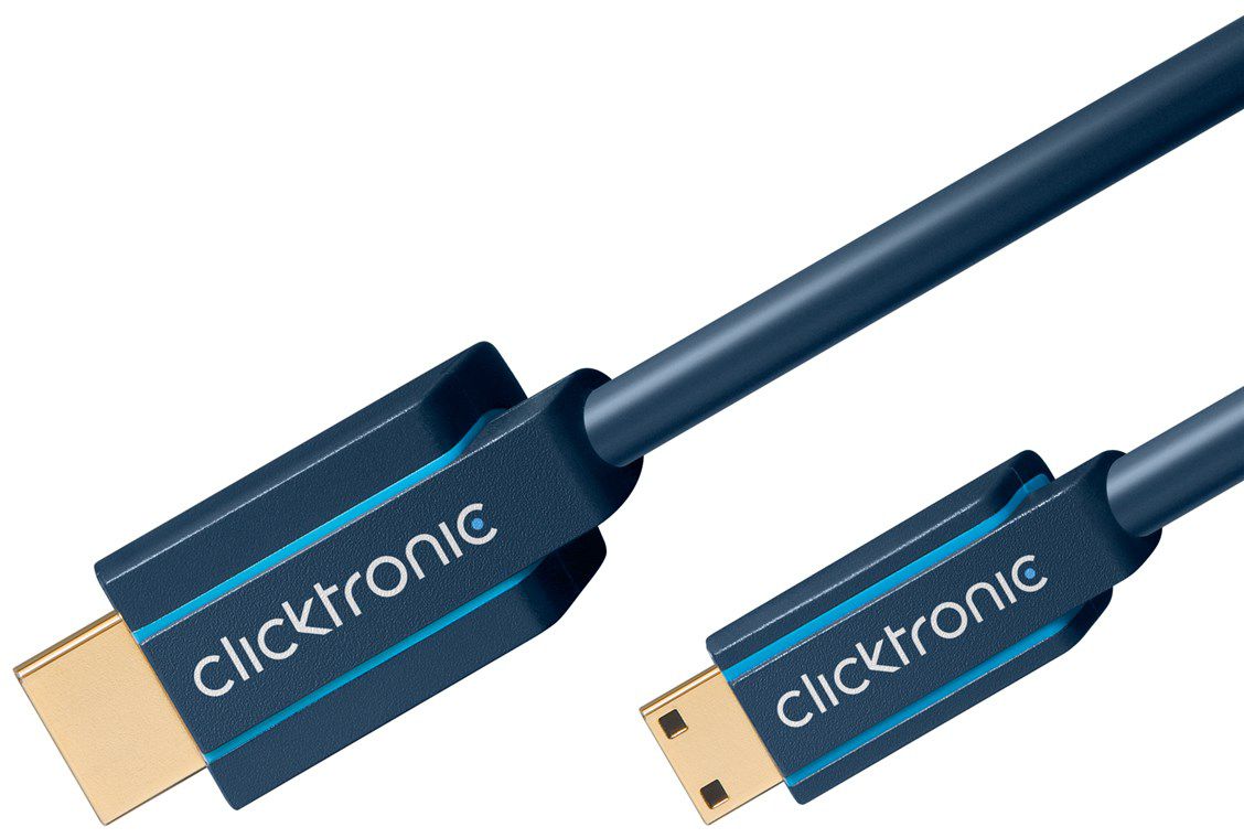 Mini-HDMI câble adaptateur avec Ethernet