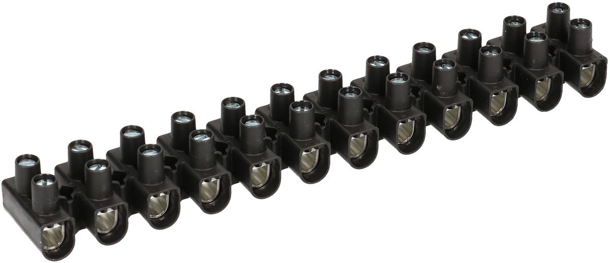 barrete de bornes EKL 3 S 4-16mm2 12 pôles noir