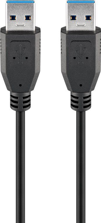 câble de raccordement USB A/A 3.0 3m noir