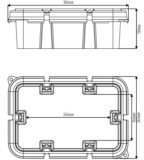 SAFETY BOX L vert IP55