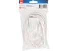 Rallonge TDF H05VVH2-F2X1.0 3m blanc BS type 11 / type 11