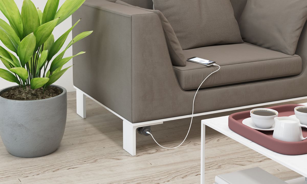 BIT élément de fixation horizontal noir