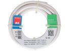 câble TD H05VV-F3G1.5 5m blanc