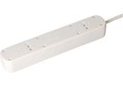 Steckdosenleiste Basic Line 7x Typ 13 weiss Schalter 1.5m