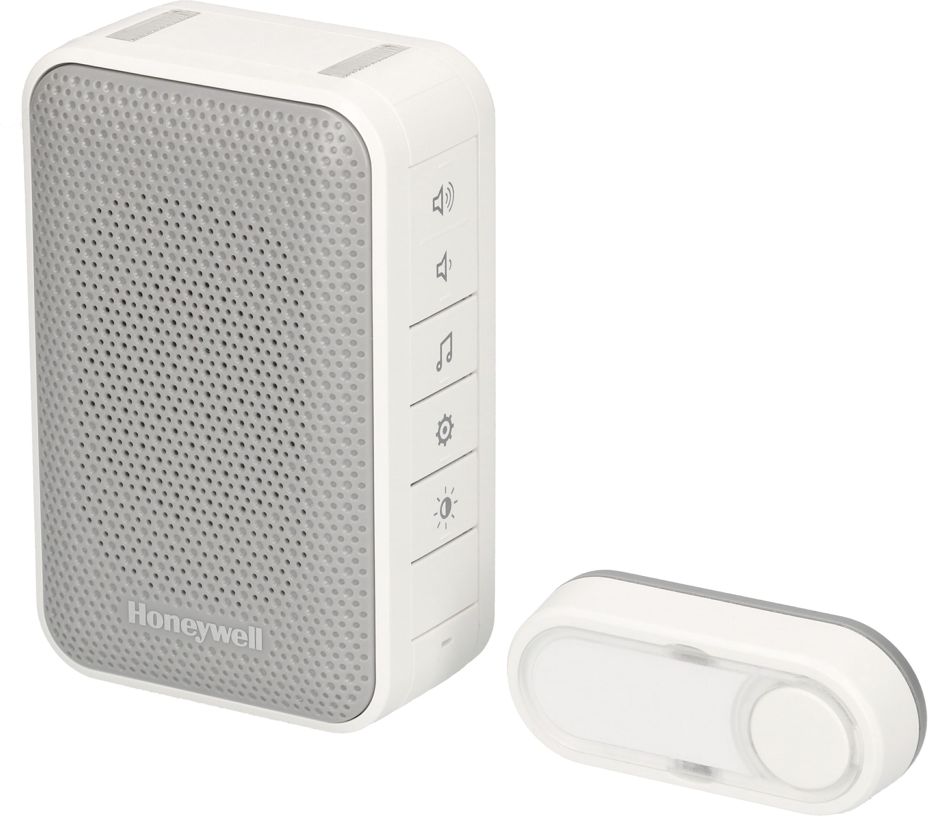 Gong-Kit drahtlos RW=150m weiss Eurostecker LED-Blitz