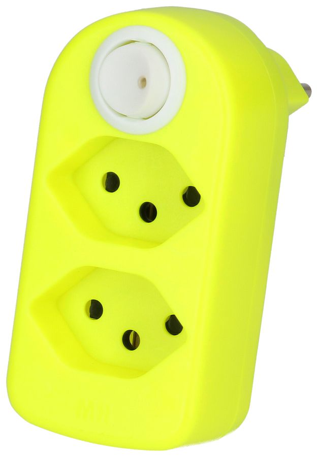 Multi adaptateur ADAPT 2x type 13 jn fluo rota. interr. BS