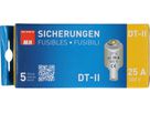fusible 25A retardé 500V DT-II / 5 pièces