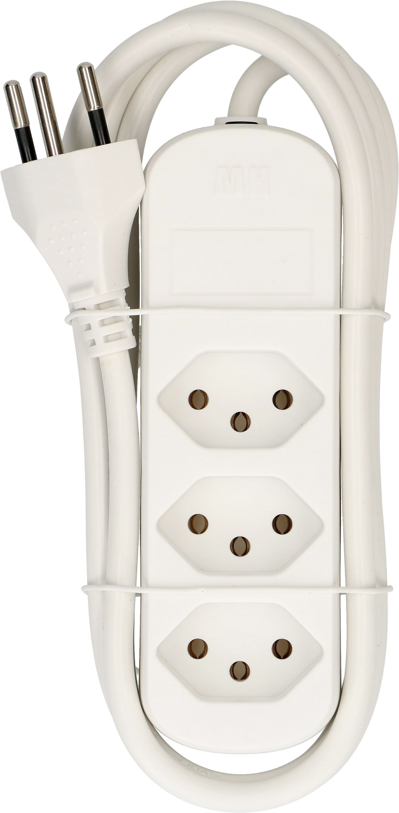 multiprise Basic Line 3x type 13 blanc 1.5m