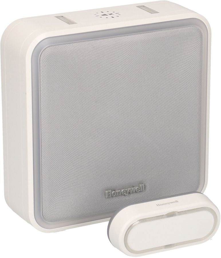 kit carillon sans fil, portée=200 m blanc flash LED