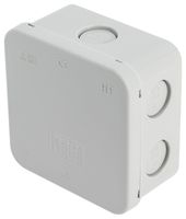 Abzweigdose 80x80x50mm AP leer IP65 grau