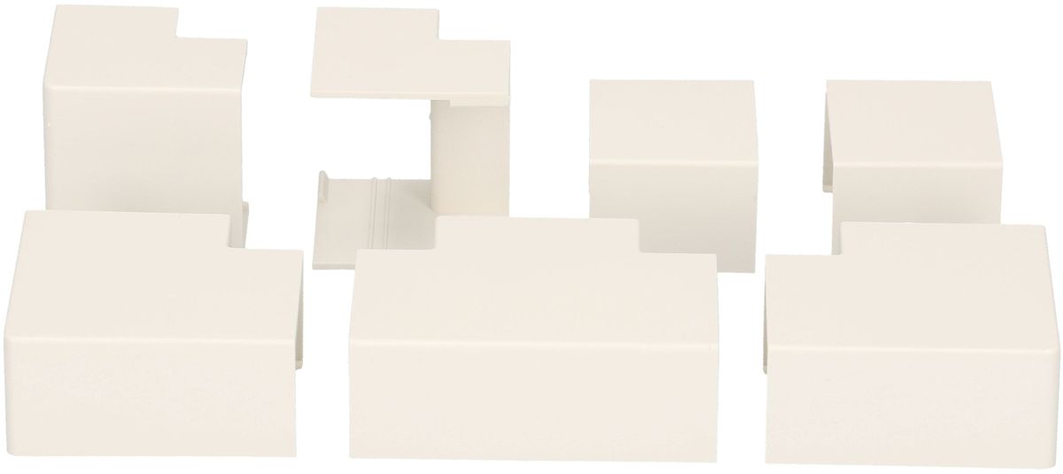 Kabelkanal Verbindungen 25x16mm weiss assortiert 7-teilig