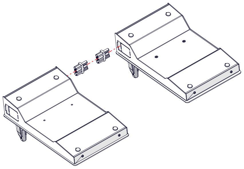 LIBERTY kit de connexion pour Charger Base noir
