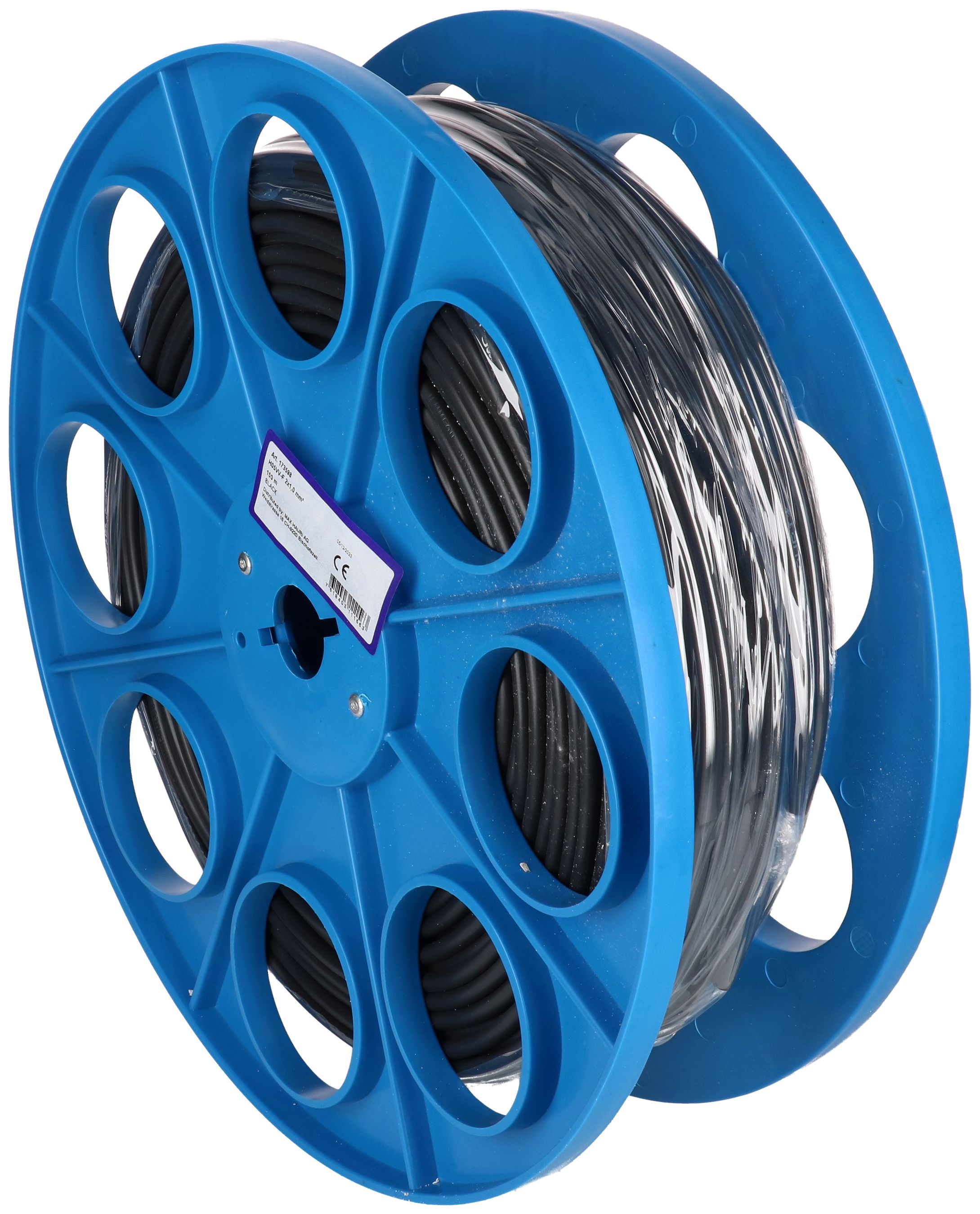 câble TD H05VV-F2X1.0 noir