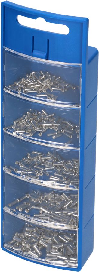 box d'embouts non isolés cuivre étamé