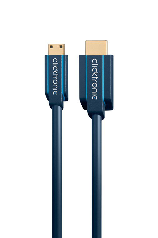 Mini-HDMI câble adaptateur avec Ethernet