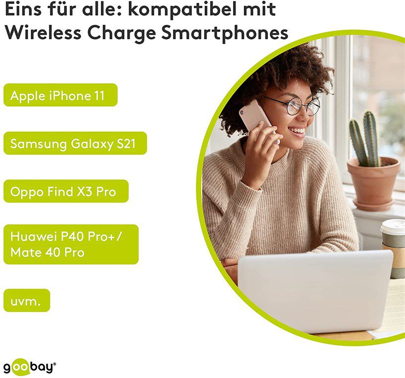 Kabelloses Tisch-Schnellladegerät 10W