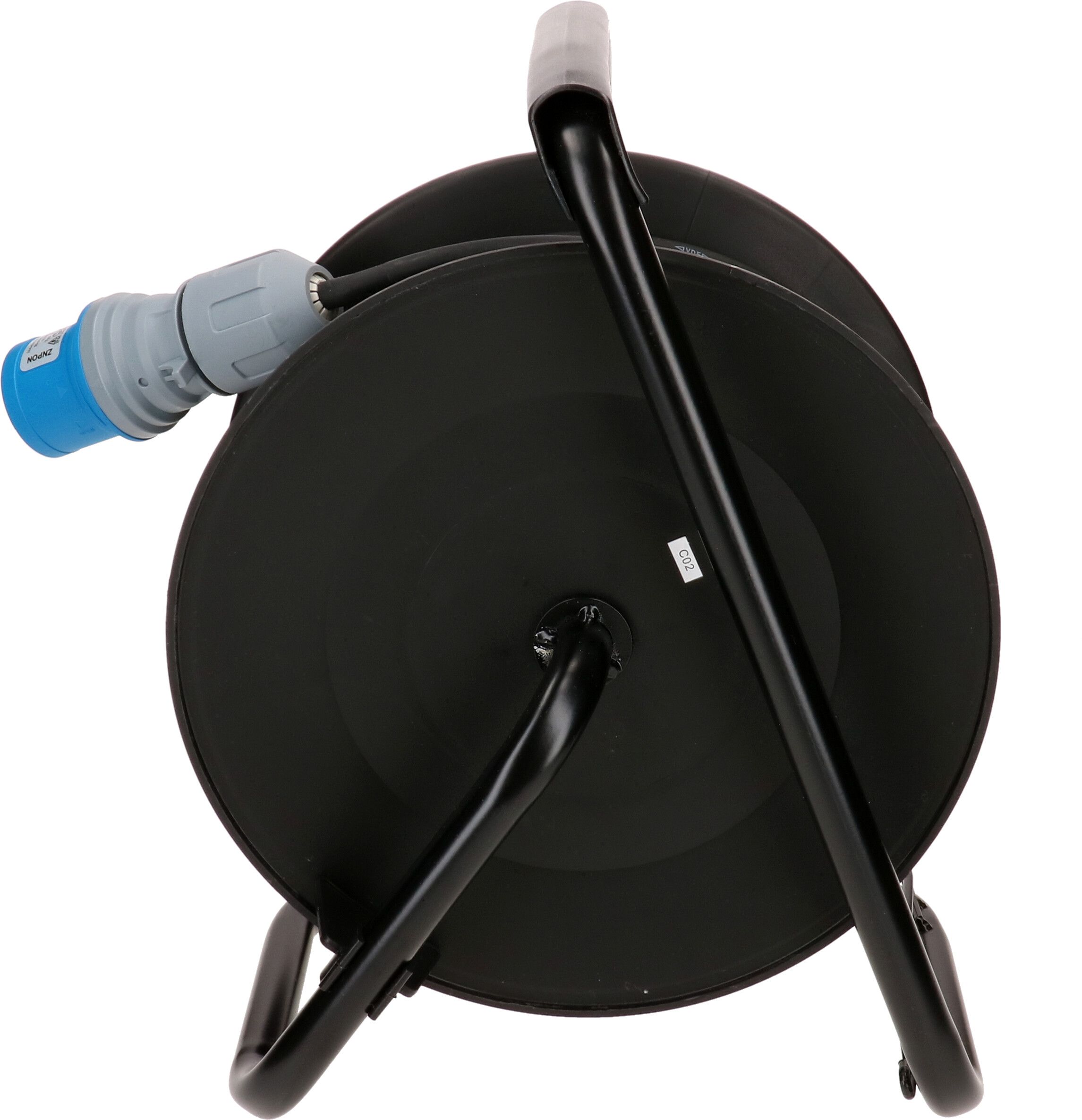 enrouleur de câble 2x type 23 IP55 1x CEE16-3 30m noir