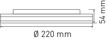 plafonnier et applique LED VARIO 22 HF 3000-4000K 10-15W