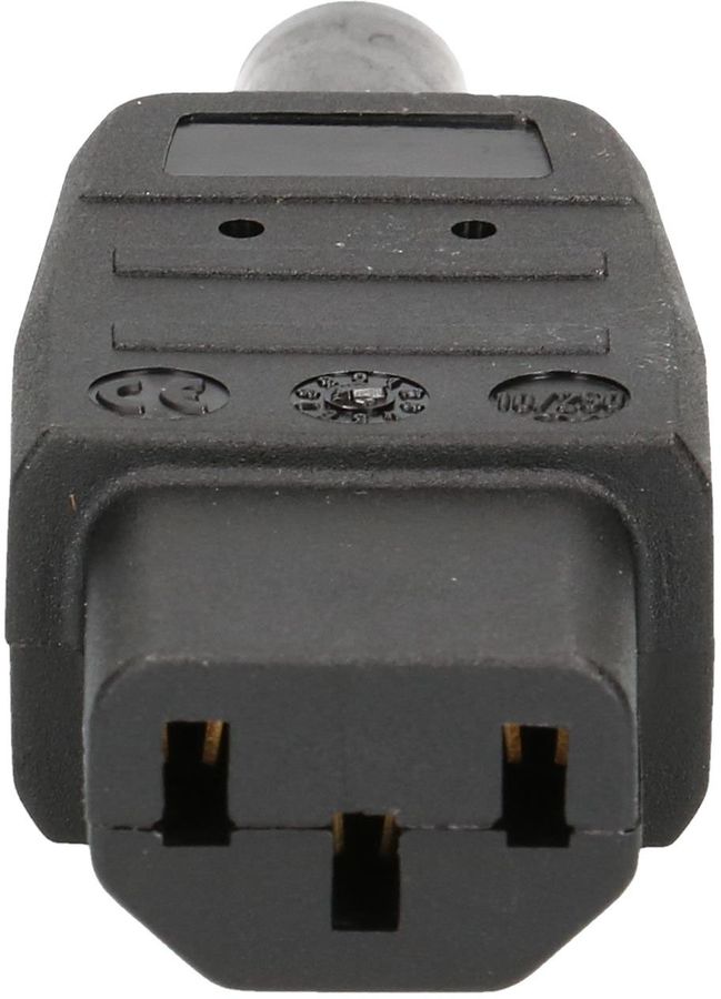 prise de connecteur type C13 3 pôles noir
