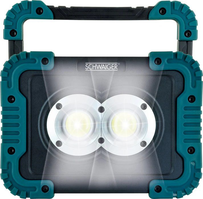 projecteur de travail LED 2x 10W fonctionnement batterie nr/bl