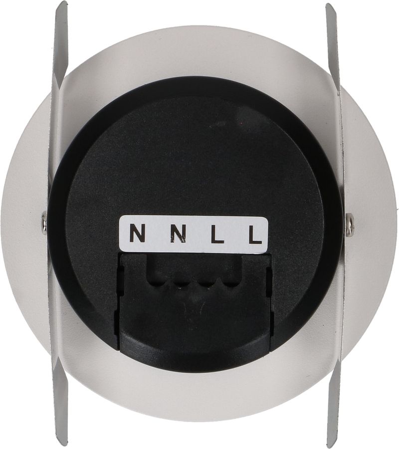 spot encastré à LED WOODY Ø68 blanc 3000K 660lm 60°