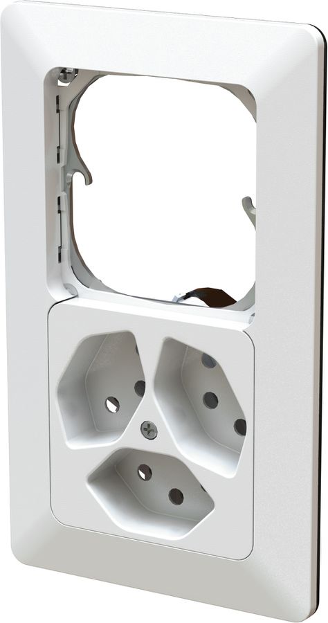 combinaison vide / 3x type 13 ta.2x1 ENC priamos blanc