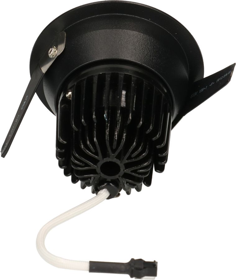 spot encastré à LED ATMO Ø80 DALI noir 3000K 960lm 38°