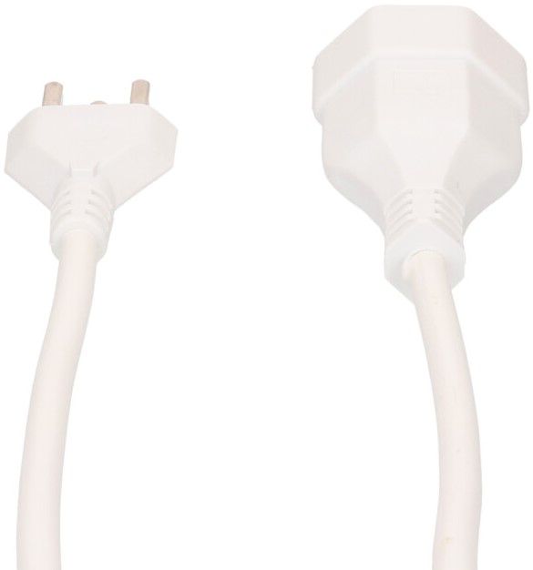 Rallonge TD H05VV-F3G1.5 3m blanc type 23 / type 23