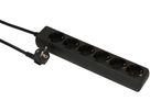 multiprise 6x Schuko noir 1.4m