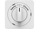 Dreh-/Schlüsselschalter Aperto=>I<=Chiuso Frontplatte priamos ws