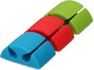 Kabelhalter-Set assortiert 2x grün 2x rot 2x blau