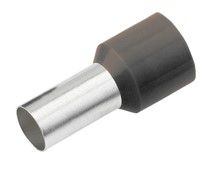 Cosse tubu. à sertir iso. 1.5mm²/8mm noir DIN 46228 sans L2 8