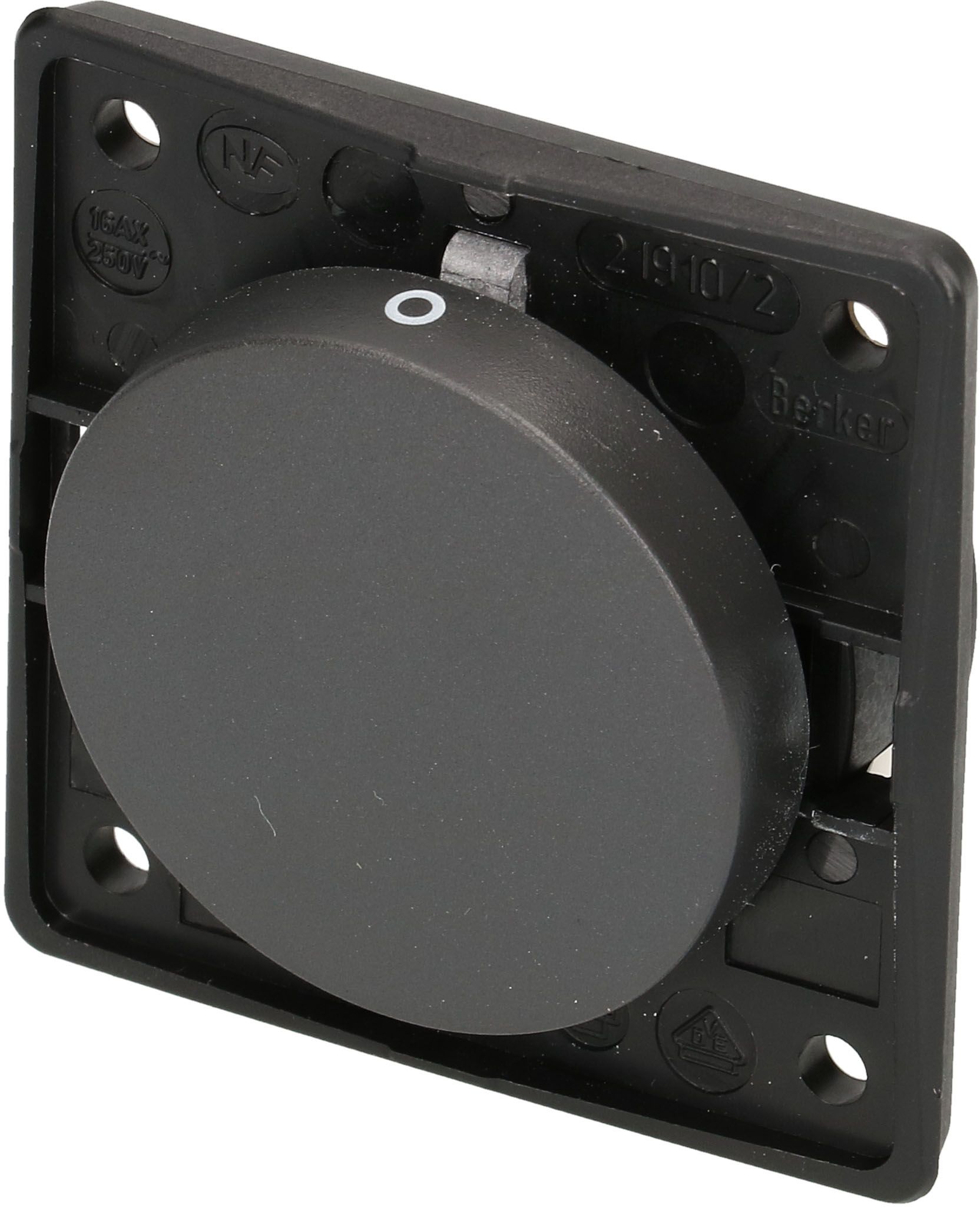 interruttore basculante s0 impresso 0 Integro Flow/Pure IP44 ant