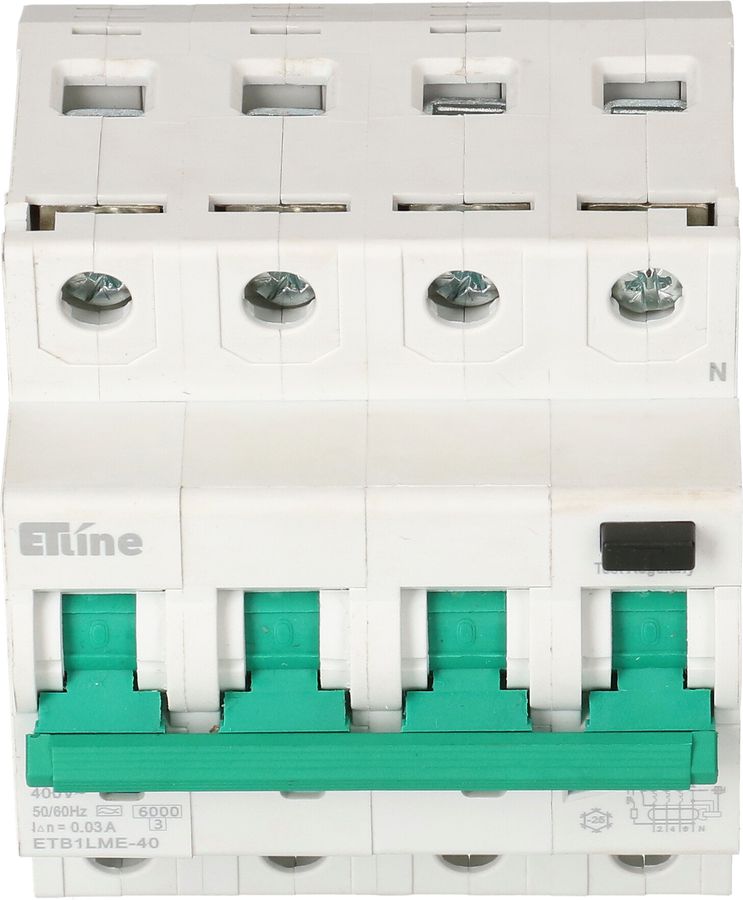 FI/LS disjoncteur différentiel 3P+N C 16A 30mA type A 6kA