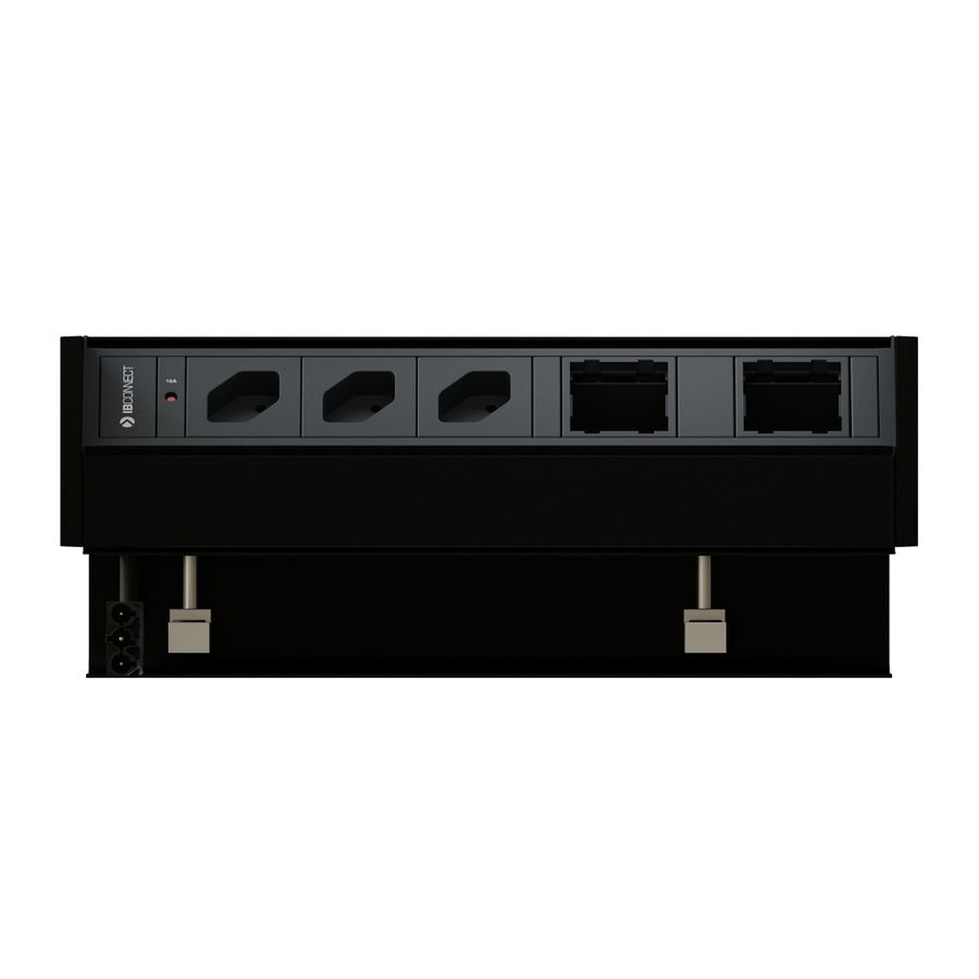 PRISMA bloc multiprise noir 3x type 13 2x module vide