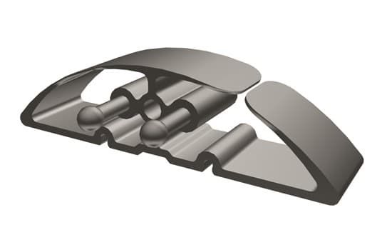 serpentin de câble Pro 90 1.00m blanc RAL9003