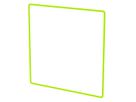 profil décoratif ta.3x3 priamos jaune/vert fluorescent