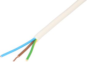 câble TD H05VV-F3G1.0 5m blanc