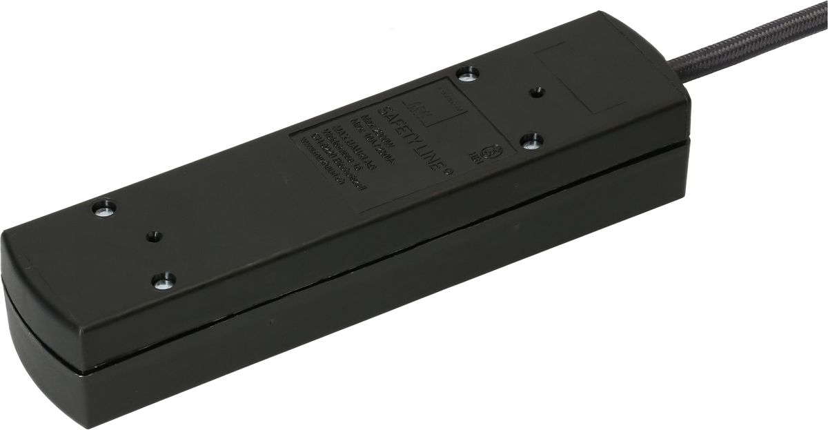 multiprise TEX 5x type 13 noir-anthracite 2m