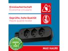 multi adaptateur ADAPT 3+1x type 13 noir rotatif Green+Fair