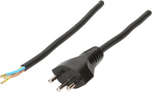 GD câble secteur H05RR-F3G1.0 3m noir type 12