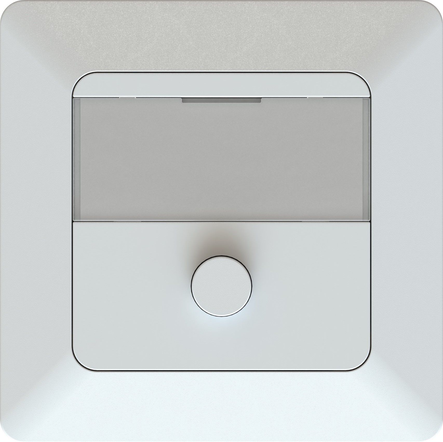 bouton-poussoir carillon + porte-nom ENC priamos blanc