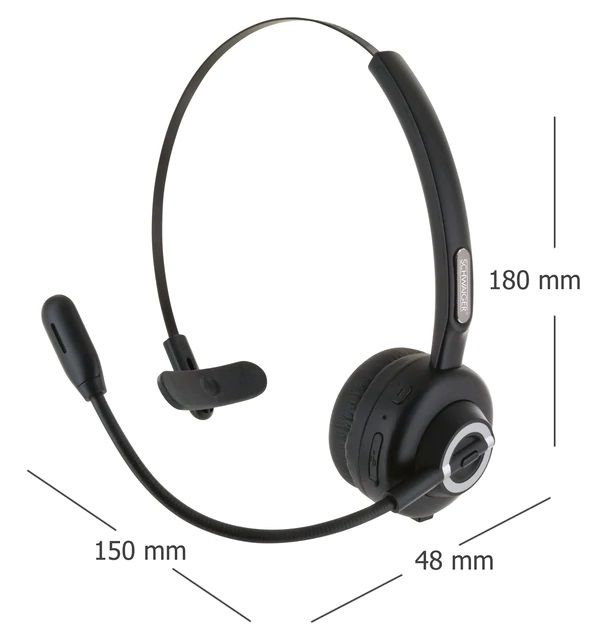 Mono Bluetooth Headset mit Ladestation