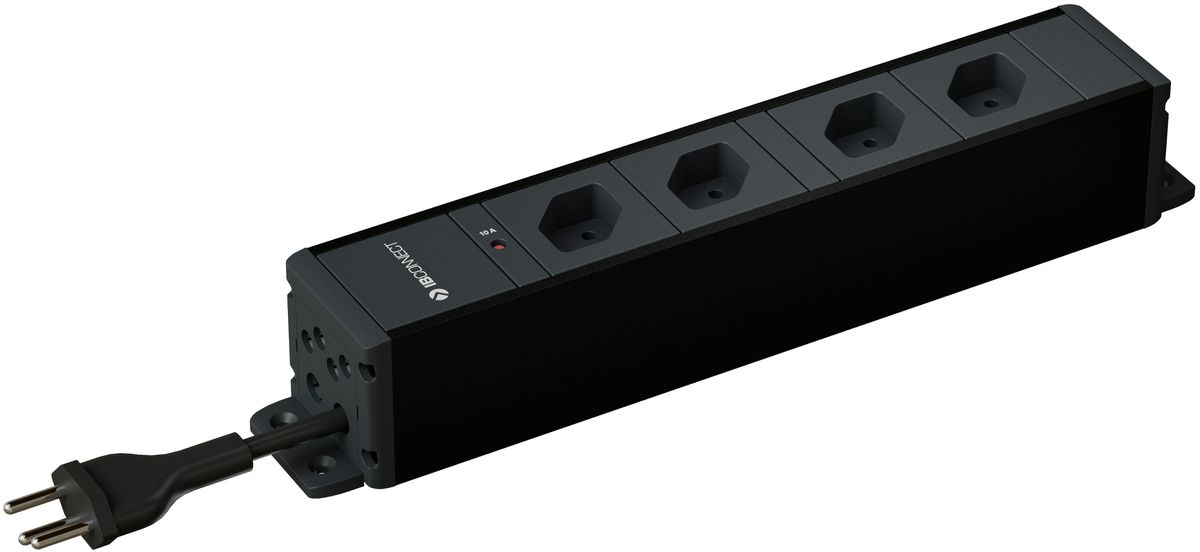 CUBO bloc multiprise noir 4x type 13