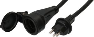 IP55 rallonge H07RN-F3G2.5 5m noir type 23 / type 23