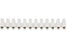 barrete de bornes EKL 1 S 1.5-6mm2 12 pôles blanc