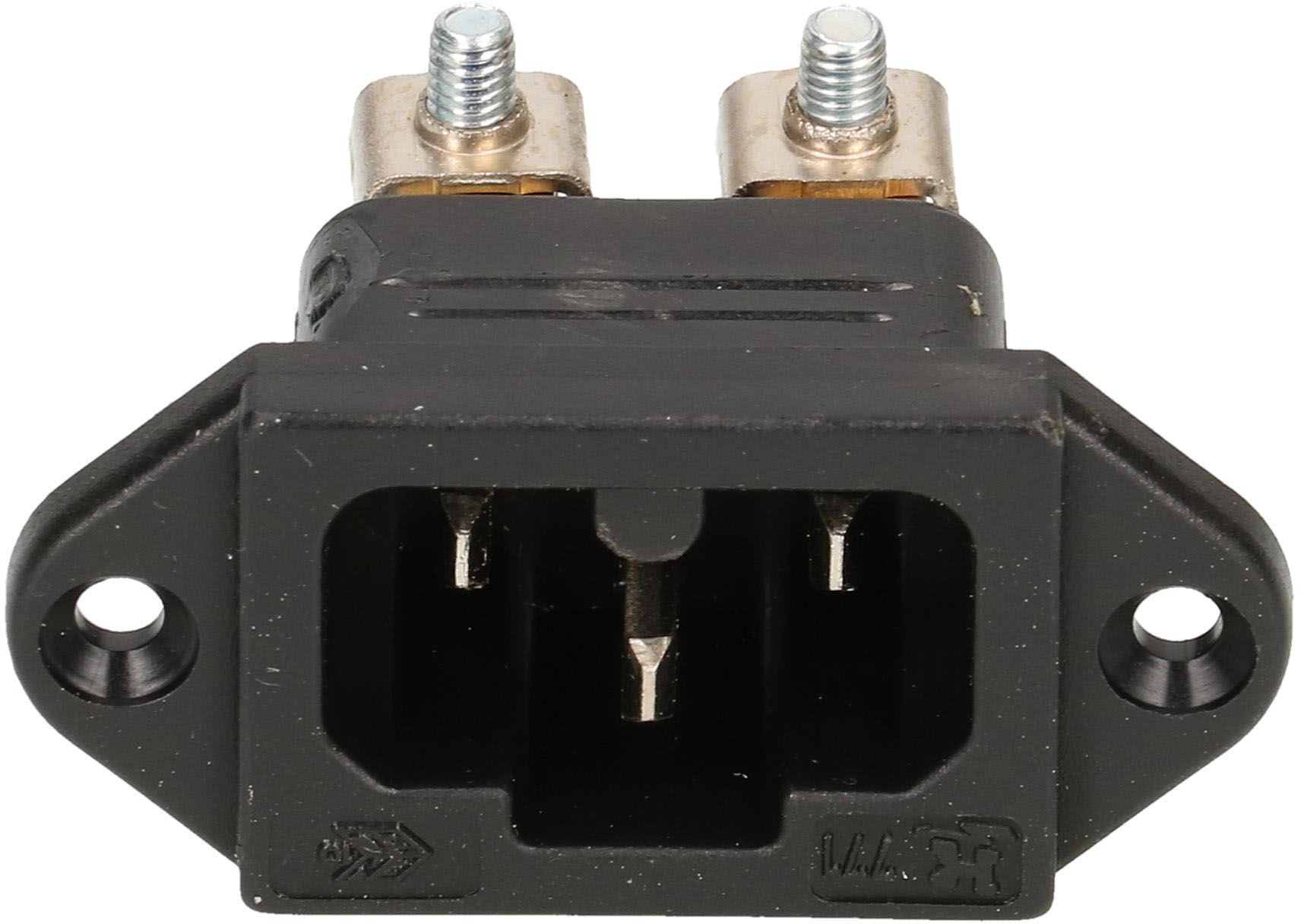 spina dell'apparecchio tipo C16A 3 poli nero