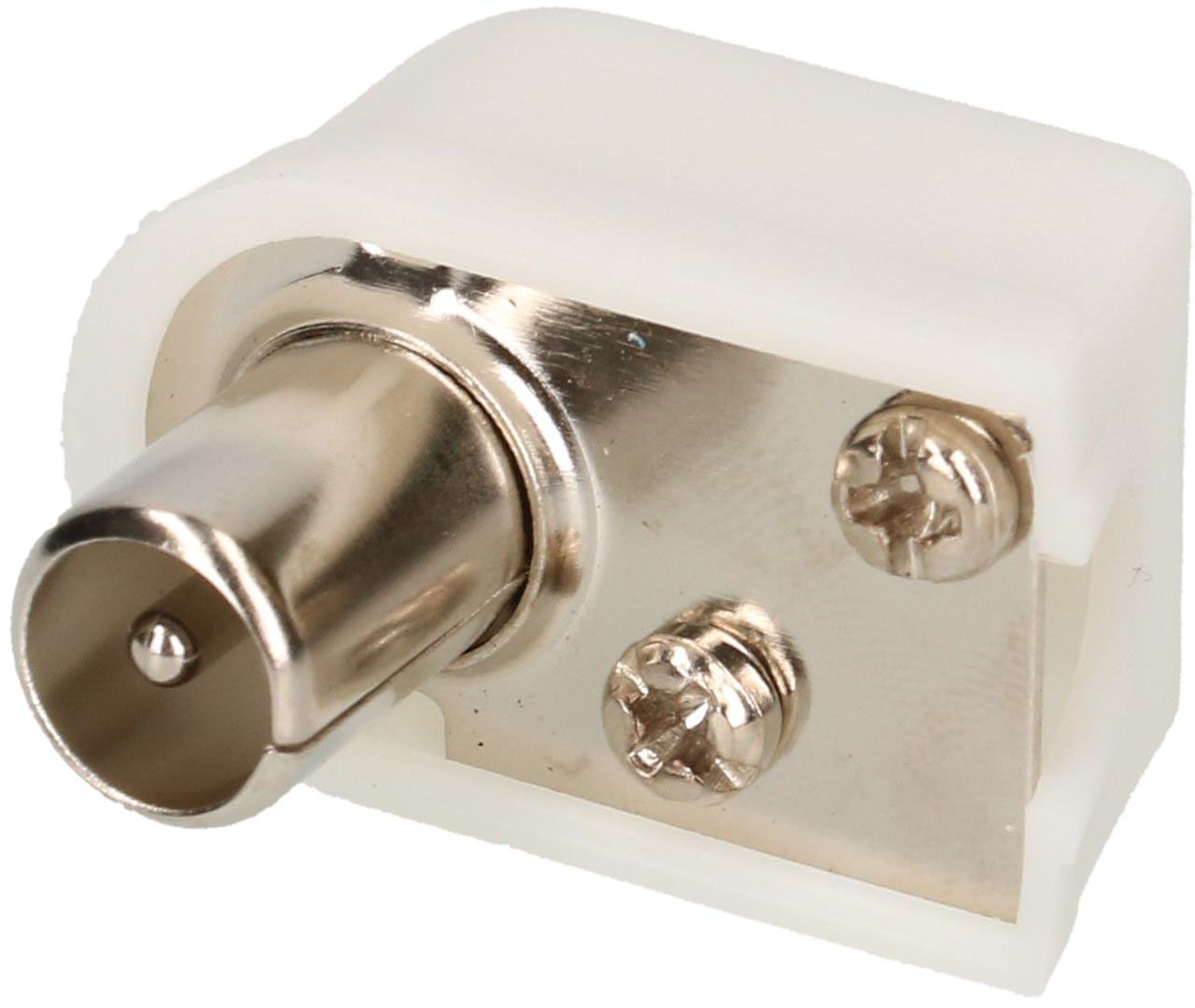 Prise d'angle IEC 90° blanc