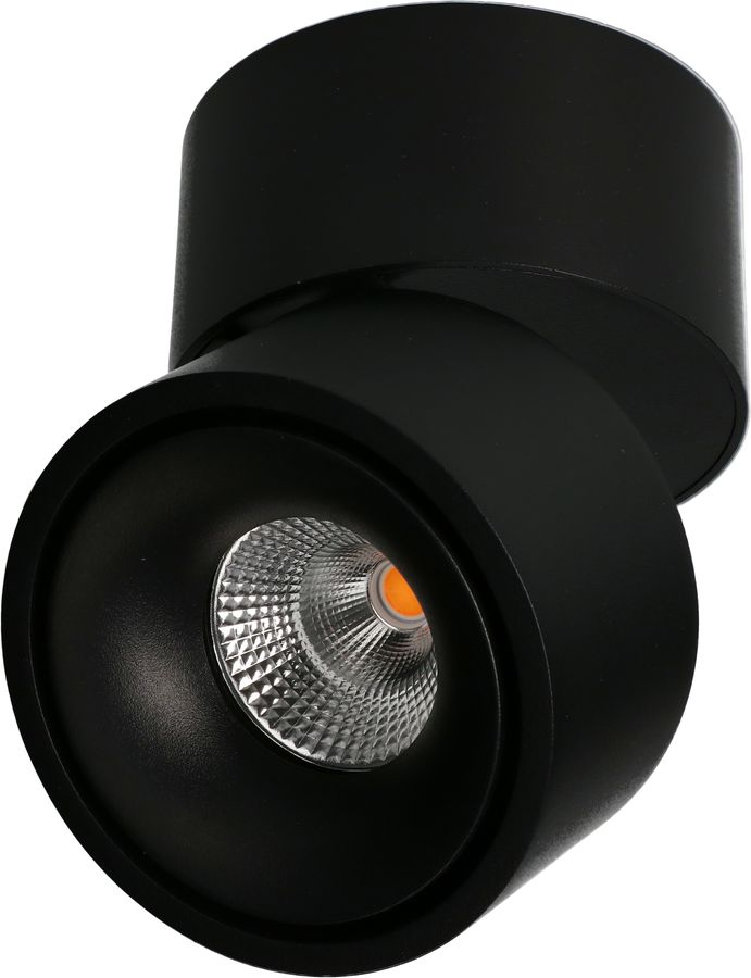 Spot da soffitto a LED BIG SHINE nero opaco 3000K 1100lm 36°